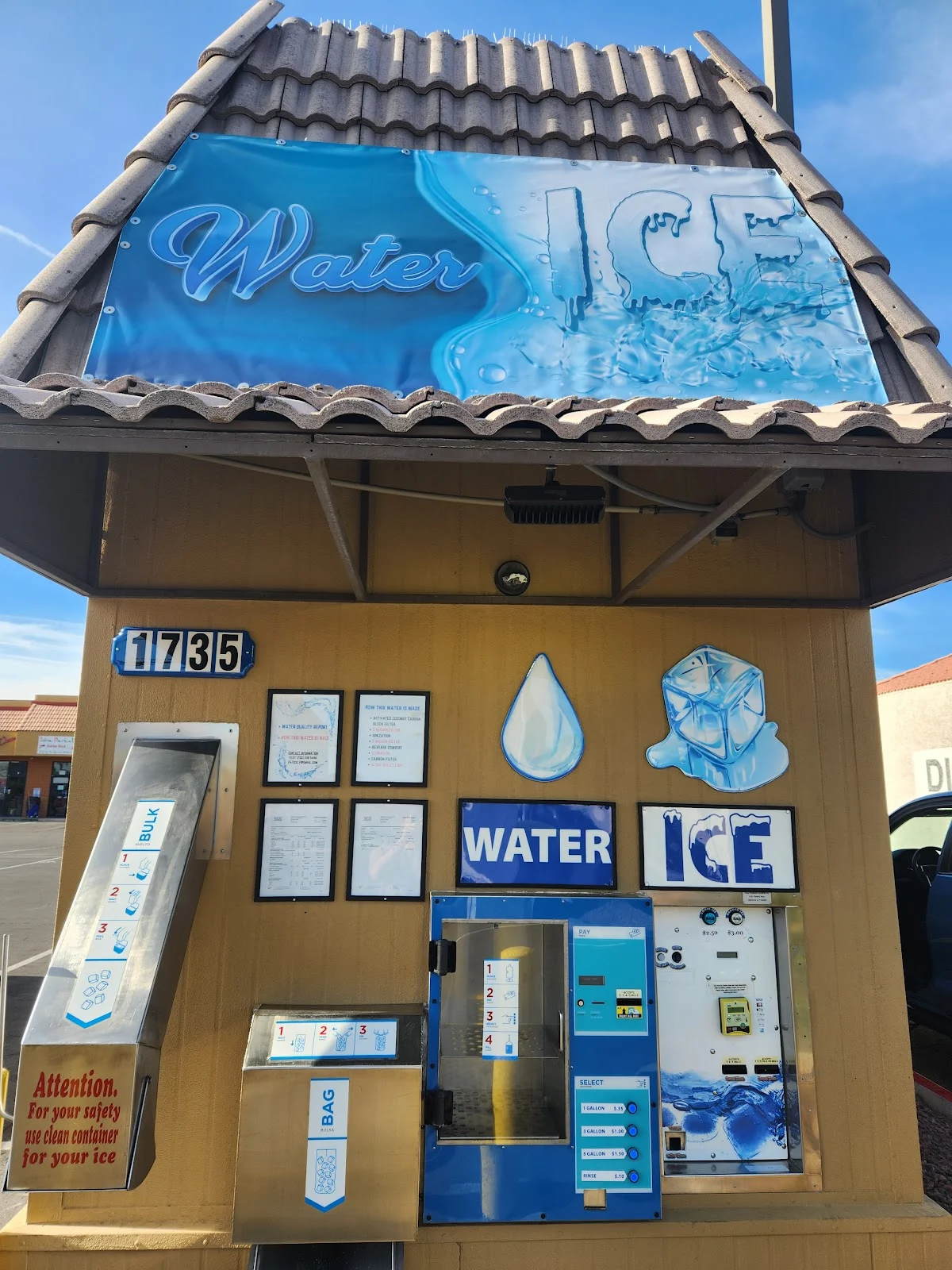 24/7 ICE - Purified Water & Ice Vending Machine